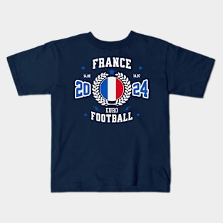 France 2024 Football Supporter Kids T-Shirt